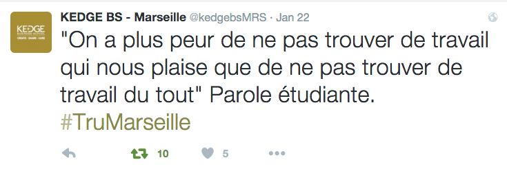 recrutement etudiant kedge trumarseille