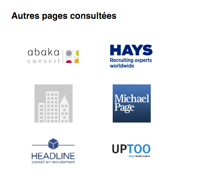 utiliser autres pages consultées linkedin