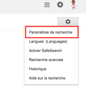 parametres recherche Google recrutement