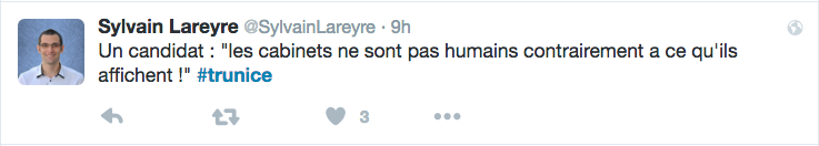 #TruNice debat recrutement
